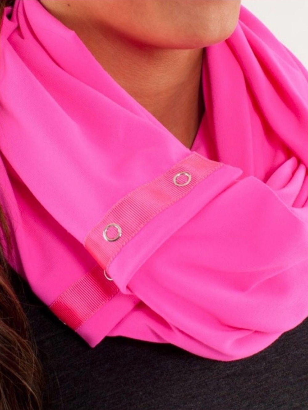 Lululemon Pink Vinyasa Infinity Scarf